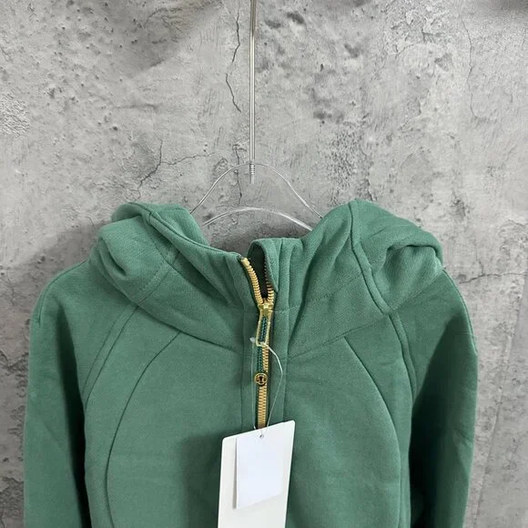 Lululemon Scuba series solid color casual soft warm full-zip long-sleeved hooded